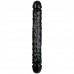 Jr. Veined Double Header Bender Dildo - Zwart