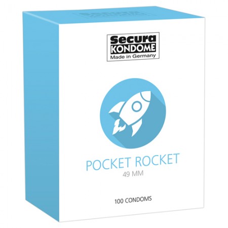 Secura Pocket Rocket Condooms - 100 Stuks