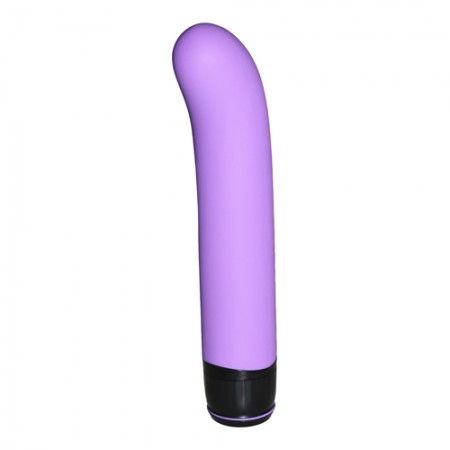 Siliconen G-spot vibrator paars