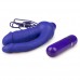Dubbele Realistische Vibrator - Paars