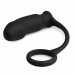 Cockring Met Anaal Dildo - Zwart