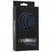 Set van 3 siliconen cockrings - Zwart