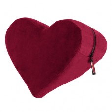 Heart Wedge Positiekussen - Merlot