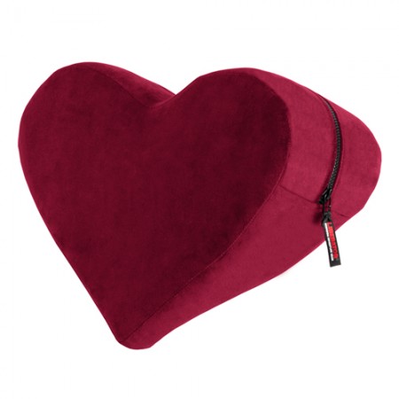 Heart Wedge Positiekussen - Merlot