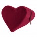 Heart Wedge Positiekussen - Merlot