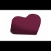 Heart Wedge Positiekussen - Merlot