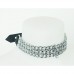 Leren halsband met kettingen