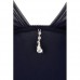 Cold-Shoulder Wetlook Jurkje Met Chiffon