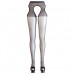 Zwarte Panty met Open Kruis