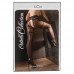 Kruisloze Panty Met Grote Opening - Zwart