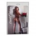 Jarretel look panty - open kruis