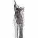Spannende Catsuit S-L met open kruis