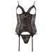 Kanten bustier met jarretels