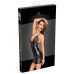 Wetlook Jurk Met Netstof Cups En Borduursel