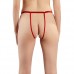 Lak String Met Open Kruis - Rood