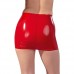 Latex Mini Rokje - Rood