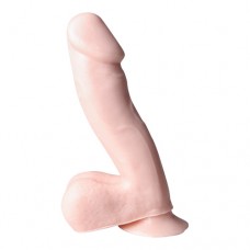Dildo met ballen - 17 cm