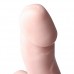 Dildo met ballen - 17 cm