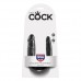 King Cock Double Trouble 33,5 cm - klein, zwart
