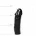 Realistische Dildo 28 cm - Zwart