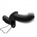 Power Pegger Dubbele Strap-On Vibrator - Zwart