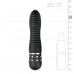 Easytoys Mini Vibrator Geribbeld - Zwart