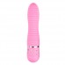 Easytoys Mini Vibrator Geribbeld - Roze