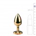 Metalen buttplug met roze hartje