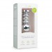 Zilverkleurige buttplug met roze steen