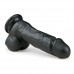 Realistische Dildo Zwart - 17,5 cm
