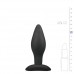 Medium Zwarte Siliconen Buttplug