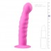 Siliconen dildo met zuignap - Roze