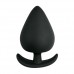 Anker buttplug set - zwart