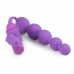 Triple Pleasure Cockring Met Anaalkralen En Stimulator - Paars
