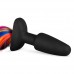 Siliconen Buttplug Met Staart - Regenboog