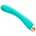 G-Spot Slim Flexibele Vibrator - Groenblauw