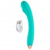 G-Spot Slim Flexibele Vibrator - Groenblauw