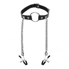 Seize O-ring Gag Met Tepelklemmen