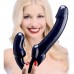 Strapless Voorbind Dildo - Zwart