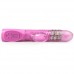 Stotende vibrator met kralen - Roze