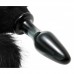 Midnight Fox Glazen Buttplug Met Staart